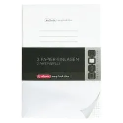 HERLITZ 50034086 Refill flex A4 2x40 Blatt kariert, FSC Mix, gelocht Mikroperforation, my.book