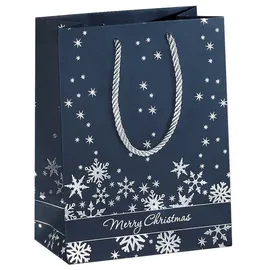 Sigel Geschenktüte 17,5 x 23 cm 3 St. Blau/Silber