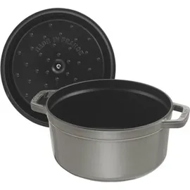 Staub Cocotte 14 cm rund graphitgrau