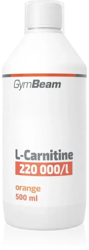 GymBeam L-Carnitine 220 000 mg/l Nahrungsergänzungsmittel für Sportler Geschmack Orange 500 ml