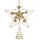 COM-FOUR Deko Stern 24,5 cm goldfarben