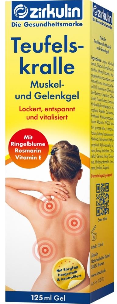 Zirkulin Teufelskralle Muskel- und Gelenkgel 125 ML