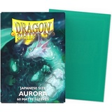 Arcane Tinmen ApS ART11158 Dragon Shield: Japanese Matte – Player's Choice: Aurora (60), Silber