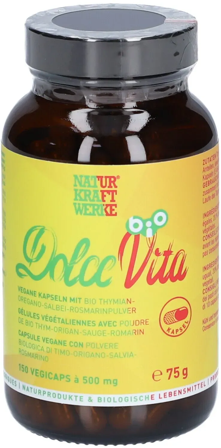 Naturkraftwerke® Dolce Vita Vegicaps à 500 mg BIO/kbA