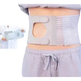 WANGJIANPENGPL Stoma Gürtel für Männer und Frauen, Bauchstomaunterstützung Stoma Bandage, U-förmiges Stoma-Design, für Die Postoperative Pflege Von Kolostomie- und Urethrostomiebeuteln(L)