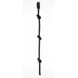 Berg Playbase Zubehör Kletterseil/Knotenseil 260 cm mit schwarzem geflochtenem Seil - passend für BERG PlayBase