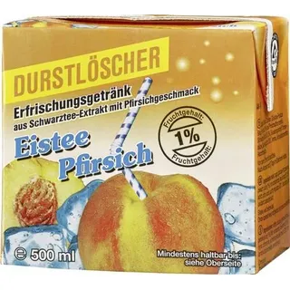 Durstlöscher Eistee Pfirsich 500ml Inhalt: 500ml