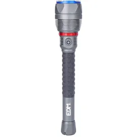 EDM LED-Taschenlampe Aluminium 72x365mm grau
