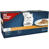 Purina Gourmet Perle, Filettine, Fleisch, Katzenfutter, 40 x 85 g