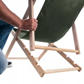 Kadax Sonnenliege 120 kg Dunkelgrün