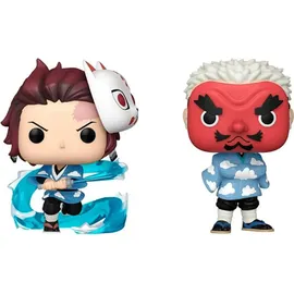 Funko POP! Demon Slayer Tanjiro Kamado & Sakonji Urokodaki (2-Pack) #70861