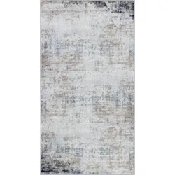 Livabliss Teppich »UTRECHT«, rechteckig, 9 mm Höhe, Designerteppich in Marmor Optik, Kurzflor Wohnzimmerteppich/Läufer Livabliss taupe B: 80 cm   1 St.