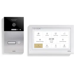GVS - 1-Familienhaus IP Video Türsprechanlage AVS5405A - Mit 1x10 Zoll Monitor, App, HD-Kamera & Türöffner Funktion