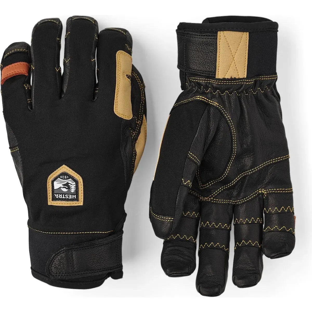 Hestra Ergo Grip Hdry Short - 5 Finger black (100) 8