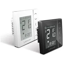 SALUS Thermostat VS30  weiß, Unterputz, 230 V, 3A Schaltstrom mit Uhr und Wochen Programm