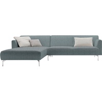 hülsta sofa Ecksofa hs.446, in minimalistischer, schwereloser Optik, Breite 275 cm blau|grau