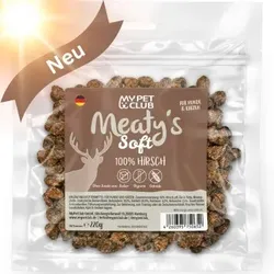 MyPetClub Meaty's Hunde & Katzen Leckerli Hirsch getreidefrei Softsnack