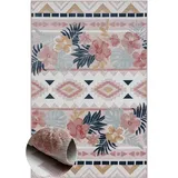 Wohnando Teppich MY-RUG Outdoor-Teppich "Aurora II" 200x140 cm, rosa, rechteckig, Höhe: 8 mm, mit floralem Hoch-Tief-Design, für drinnen und draußen rosa 140 cm x 200 cm x 8 mm