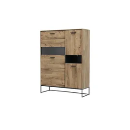 Uno Vitrine New York 110 x 38 x 148 cm Mehrfarbig
