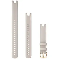 Garmin Lily-armbänder heller sand/roségold 14 mm