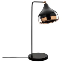 Opviq | Tischlampe Anne Schwarz, Metall, 17x26x52 cm |