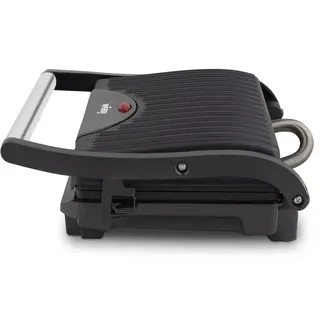 Weasy Paninimaker, Panini und Grillfunktion, Antihaftbeschichtung, automatische Abschaltung, spülmaschinenfest, 700 W, Schwarz
