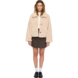 Mazine Faux-Fur Button Jacket - M