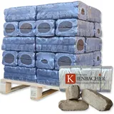 300 kg Torf Briketts Hartholzbriketts Torfkohle Naturkohle aus hochreinem Torf | 30 x 10 kg Torfbrikett auf Palette | Energie Kienbacher®