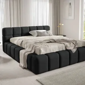 dekori.interiors NUBO Premium 180 x 200 cm Schwarz