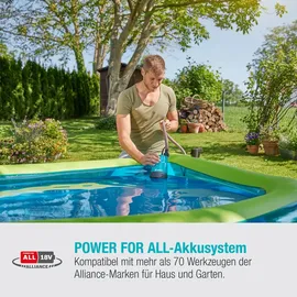 Gardena Akku-Klarwasser-Tauchpumpe 2000/2 18V P4A Set, inkl. 1x Li-Ion Akku 2,5Ah, Ladegerät