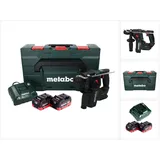 Metabo BH 18 LTX BL 16 Akku Bohrhammer 18 V 1.3 J SDS-plus Brushless + 2x Akku 8,0 Ah + Ladegerät + MetaBOX