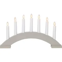 Best Season Fensterleuchter Bea 7-flammig, Farbe: grau,