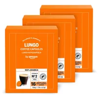 Lungo Dolce Gusto kompatible Kaffeekapseln 48 Kapseln 3 Packungen mit je 16 S...