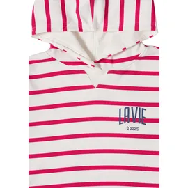 Cecil Hoodie gestreift Beetroot Pink XL