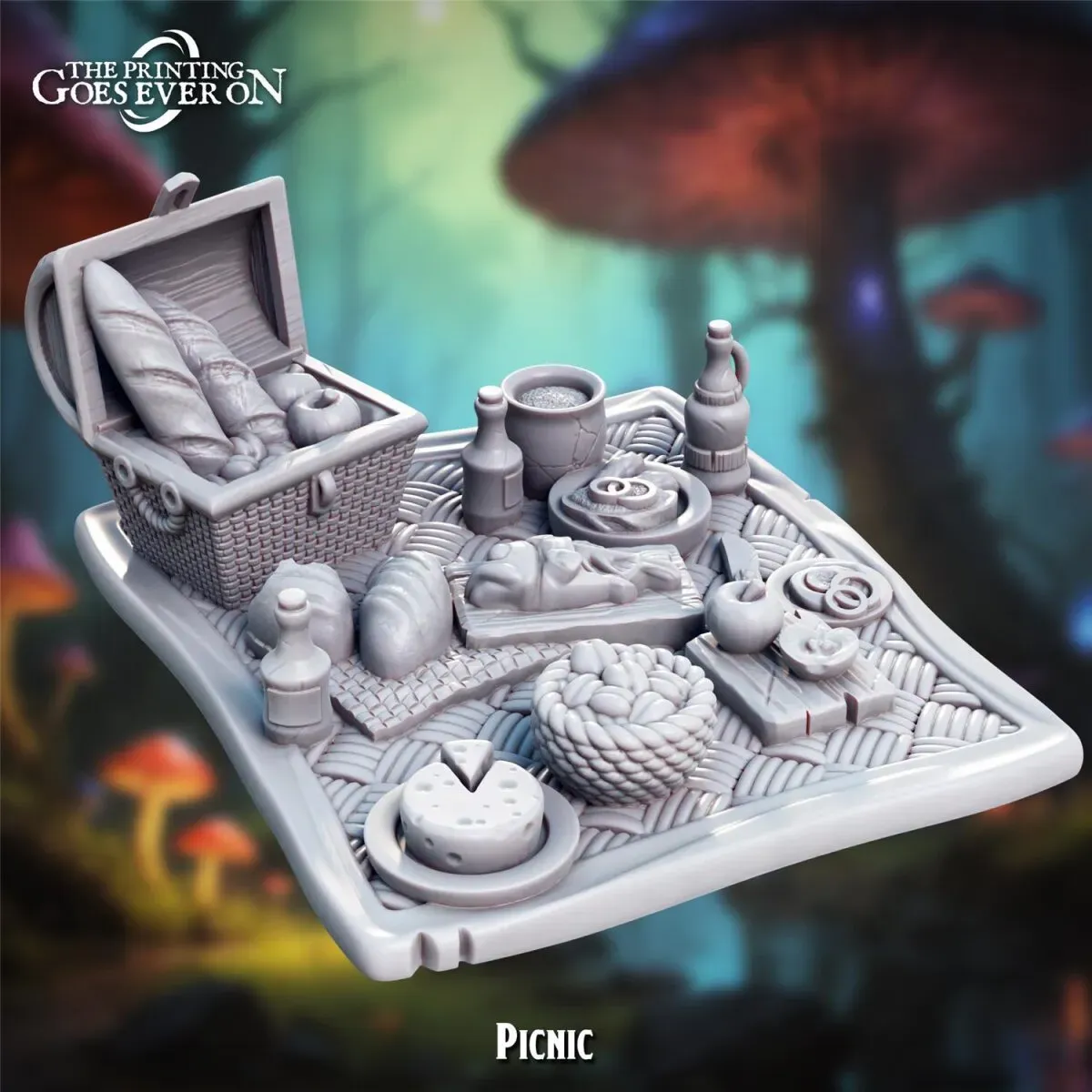 Picnic Terrain Prop aus Lullaby of Stones von The Printing Goes Ever On
