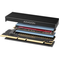 Axagon PCEM2-XS adapter intern al .2 heatsink NVM (Mini PCIe), SSD