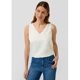 s.Oliver Ärmelloses Chiffon-Top mit floralem Muster - 40