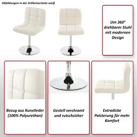 MCW Esszimmerstuhl Cadiz Kunstleder grün 2er Set