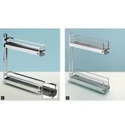 Möbel-Frontauszugset, Arena Style, 9277605, Korpusb. 150mm, anthrazit
