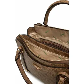 GUESS Eco Erica 2 Compartment Satchel Latte Logo - Einheitsgröße