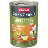 Animonda GranCarno Adult Superfood Pute & Mangold 6 x 400 g