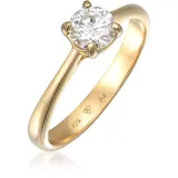 ELLI PREMIUM Elli Ring 925 Sterling Silber Verlobungsring in Gold | Gr.: 54