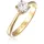 ELLI PREMIUM Elli Ring 925 Sterling Silber Verlobungsring in Gold | Gr.: 54