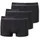 SCHIESSER Uncover Cotton Boxershorts schwarz L 3er Pack