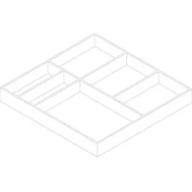 Fackelmann Organisations Box 38 x 4,5 x 37 cm 1-tlg. braun