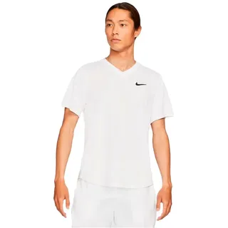 Nike Court Dri-FIT Victory Herren-Tennisoberteil White/White/Black XXL