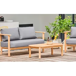 Couchtisch Alva Outdoor aus massivem Teak