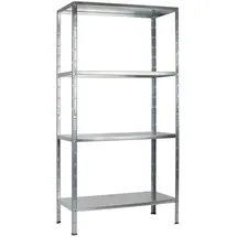 SCHULTE Regalwelt Schulte Steck-Grundregal Verzinkt 200 cm x 100 cm x 50 cm
