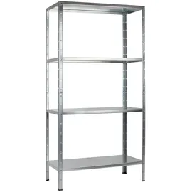 SCHULTE Regalwelt Schulte Steck-Grundregal Verzinkt 200 cm x 100 cm x 50 cm