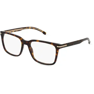Boss 1602 Herren-Brille inkl. Gläser Vollrand Eckig Acetat-Gestell 55mm/19mm/145mm, braun